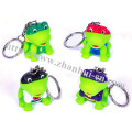 Plastikspielzeug des Superheld-Frosch Keychain